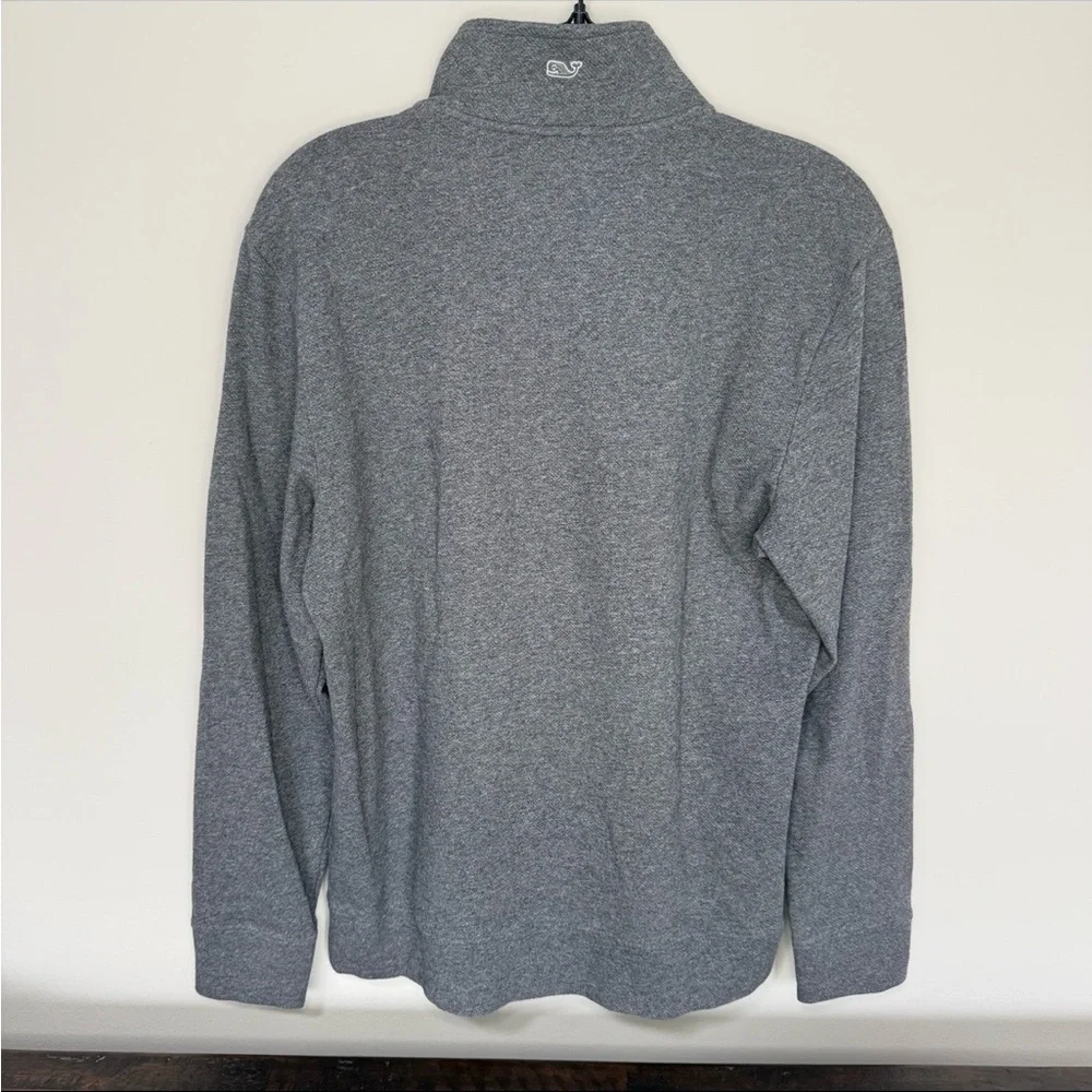 Vineyard Vines Men’s Philadelphia Eagles Heather Gray Quarter Zip Size Small